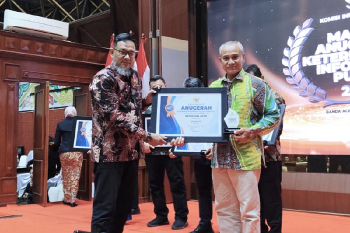 Baitul Mal Aceh Raih Penghargaan 'Informatif' Tahun 2024
